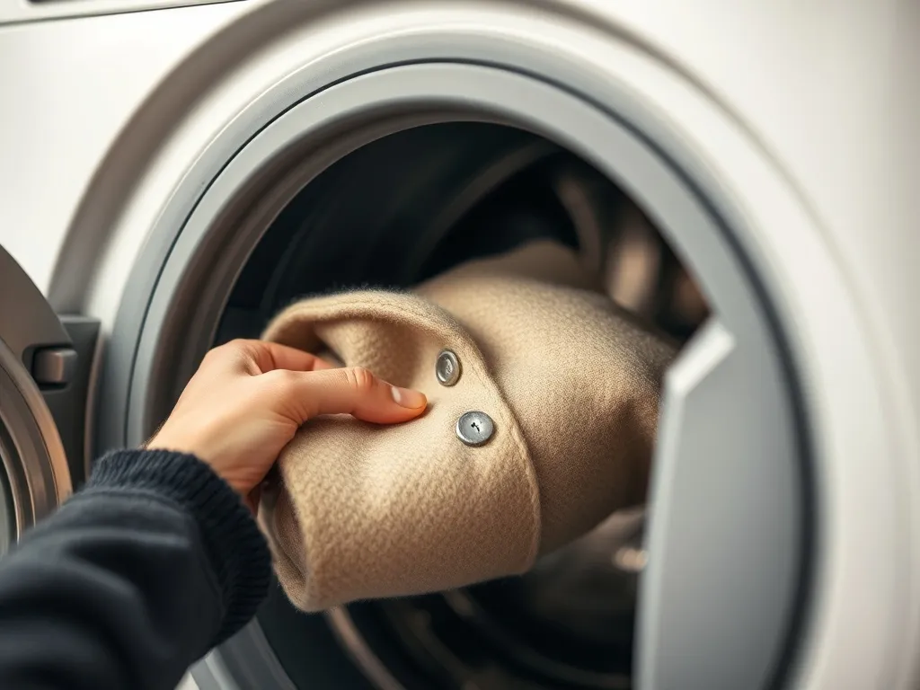 Jak prać wełniany płaszcz w pralce?