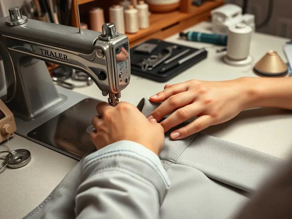 Jak skrócić spodnie dzwony?